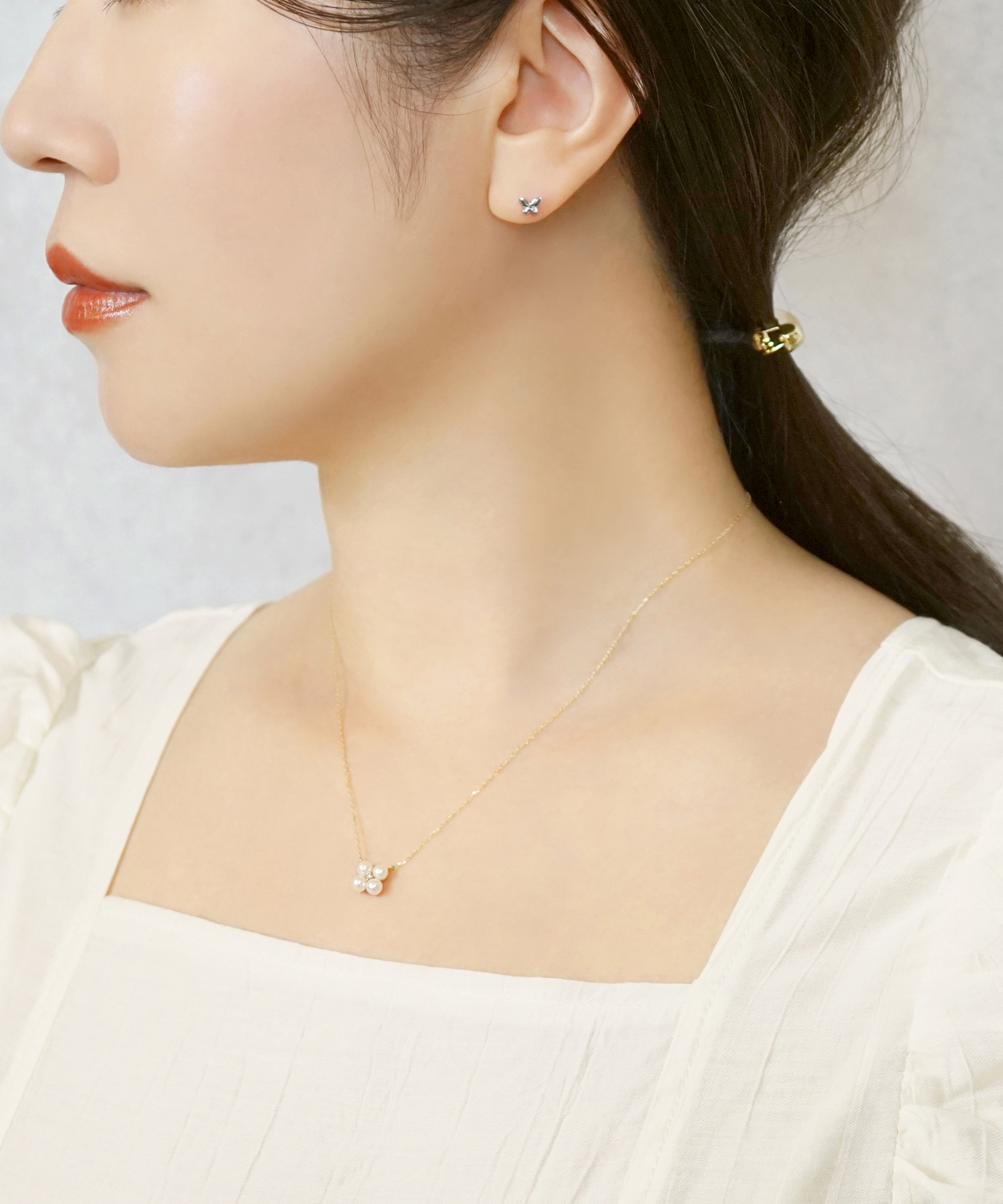 テイクアップ TAKE－UP 【 Solo Pierce】[ セカンドピアス] Pt蝶