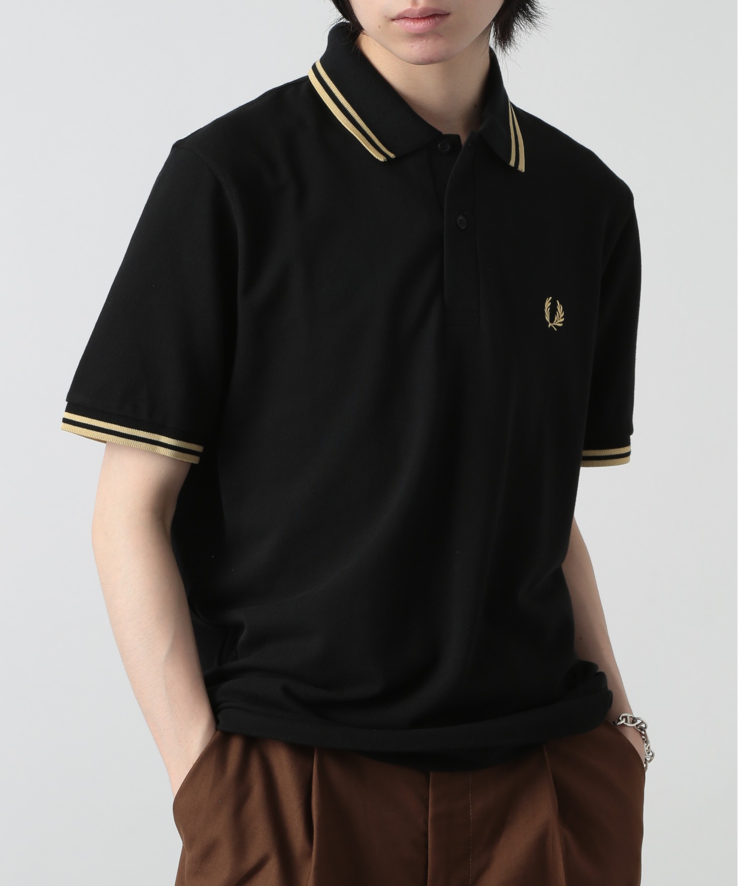【美品】FRED PERRY フレッドペリー Tシャツ M FRED PERRY FREDPERRY フレッドペリー tシャツ 半袖 テープド