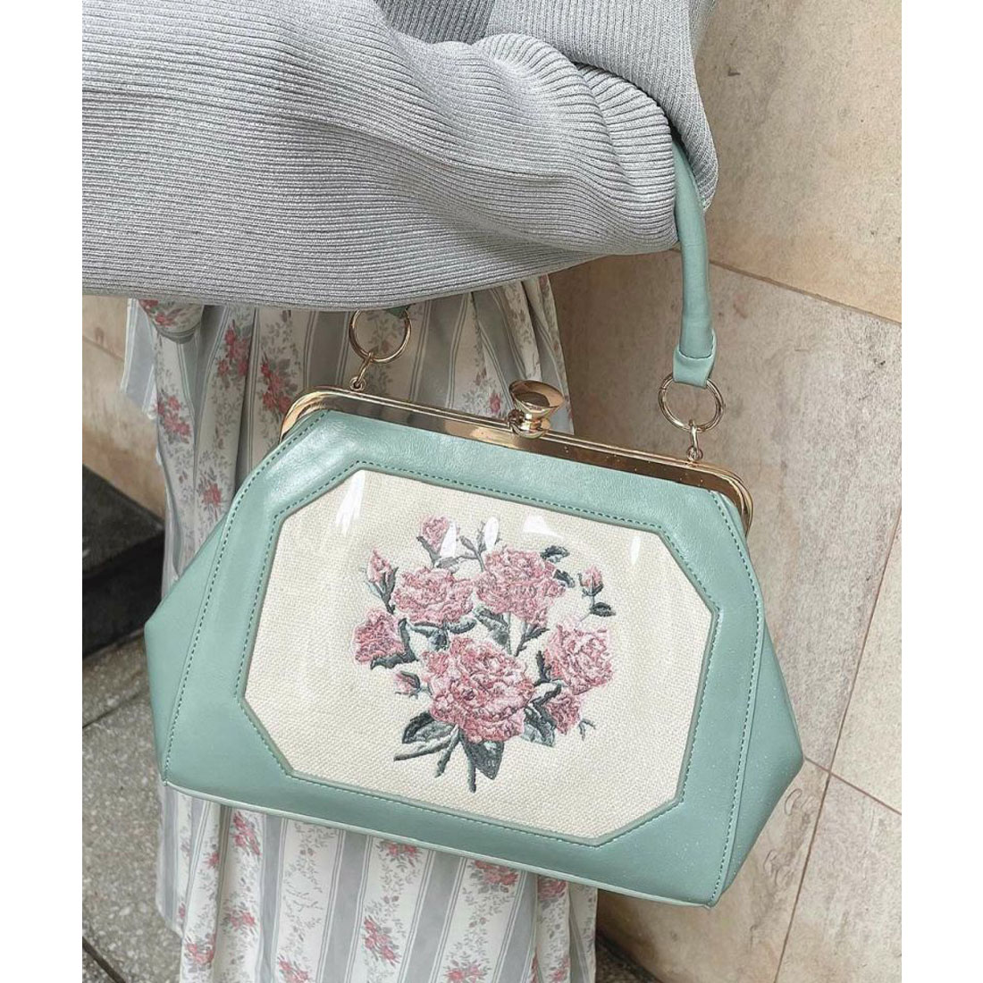 アンアナザーアンジェラス an another angelus ブーケ 刺繍 アンアナザーアンジェラス an another angelus ブーケ 刺繍