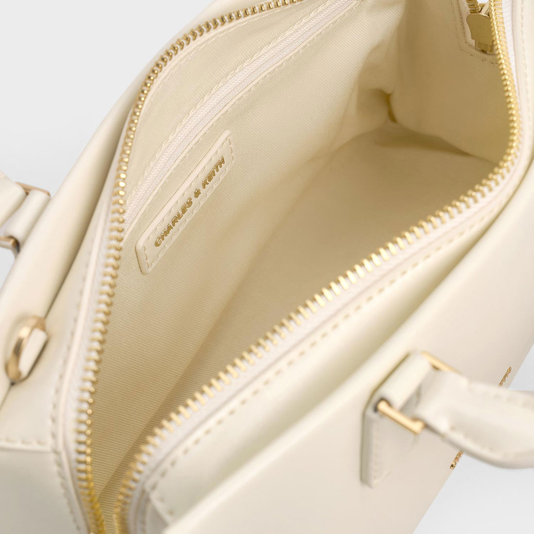 Kerry ミニケリー トートバッグ（Cream） -CHARLES & KEITH