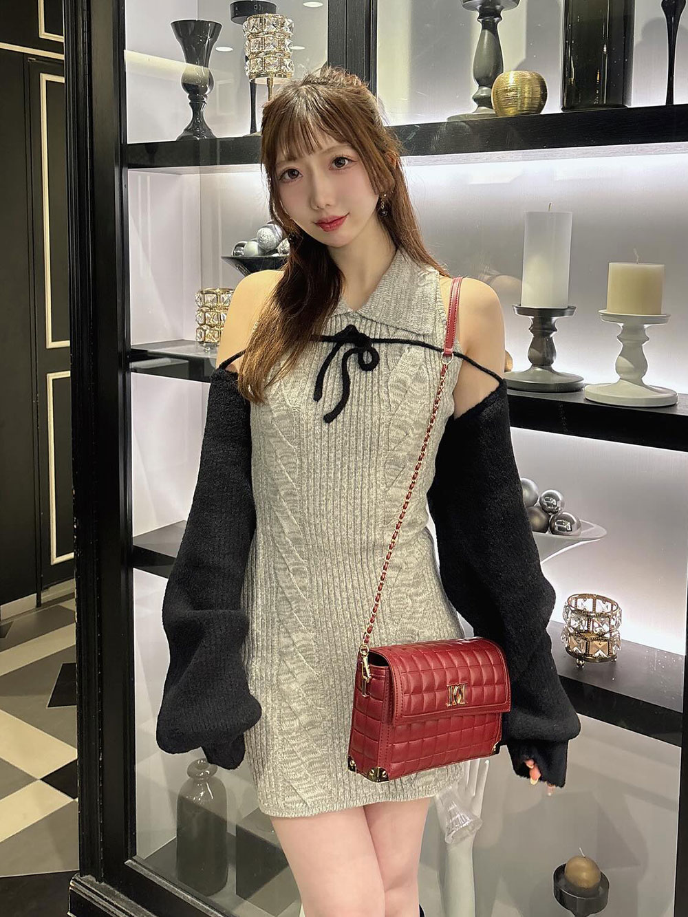 ダーリッチ Darich ショートボレロニットミニワンピース ダーリッチ Darich ショートボレロニットミニワンピース