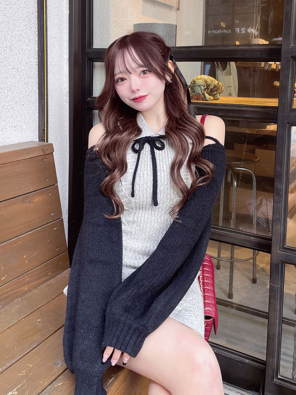 ダーリッチ Darich ショートボレロニットミニワンピース ダーリッチ Darich ショートボレロニットミニワンピース