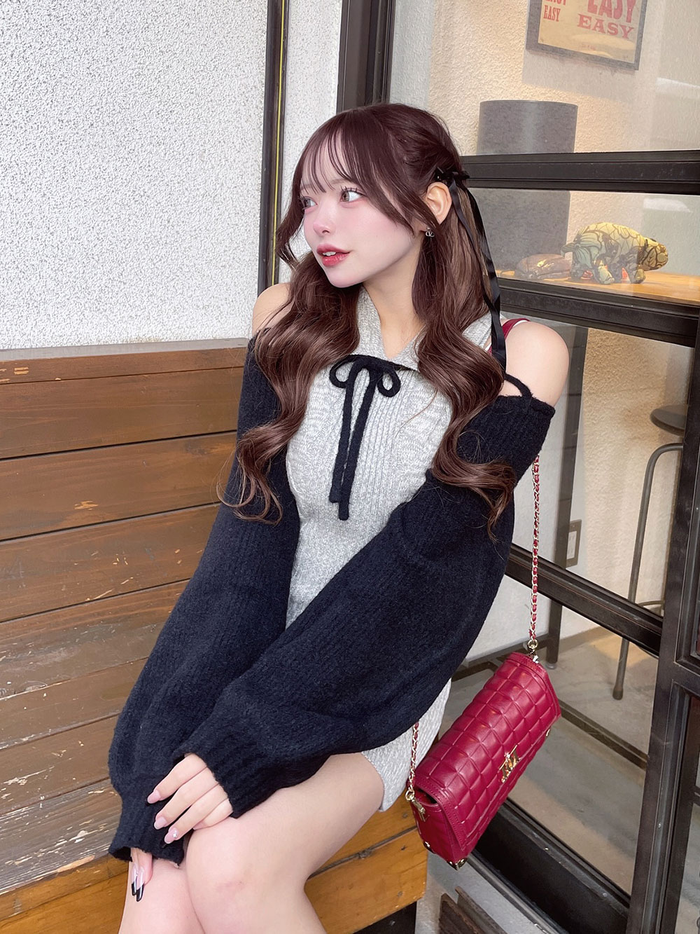 ダーリッチ Darich ショートボレロニットミニワンピース ダーリッチ Darich ショートボレロニットミニワンピース
