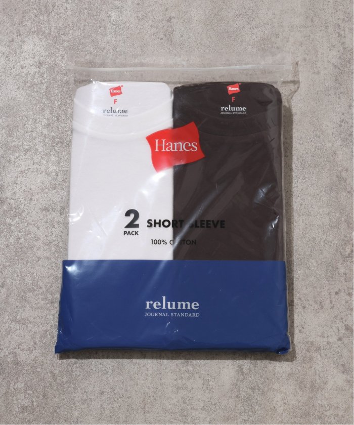 ジャーナルスタンダード　レリューム　relume 別注　ヘインズ　2枚カットソー 2枚セット》【Hanes / ヘインズ】*RELUME別注カットソー