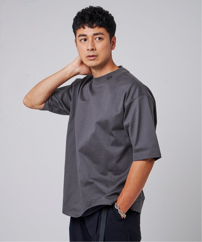 別注品。LACOSTE for EDIFICE モックネックTシャツ LACOSTE (ラコステ) 別注 モックネック Tシャツ(507926200