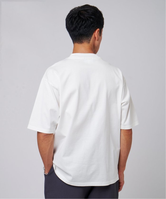 別注品。LACOSTE for EDIFICE モックネックTシャツ LACOSTE (ラコステ) 別注 モックネック Tシャツ（Tシャツ