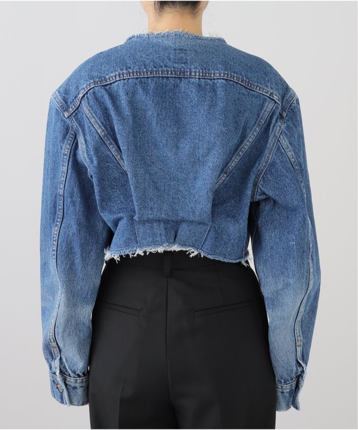 現品限り一斉値下げ！ QUIITO/キート デニムジャケット(507927132 JK DENIM COLLOR NO ニット/セーター
