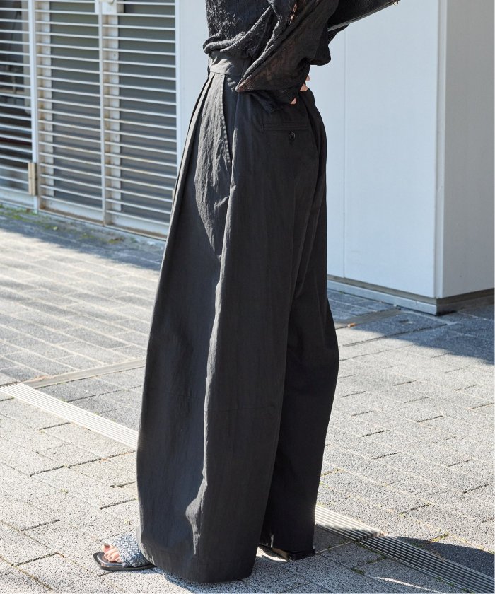 ジャーナルスタンダード　コットンナイロンスーパーワイドコクーンパンツ JOURNAL STANDARD パンツ コットンナイロンスーパーワイド
