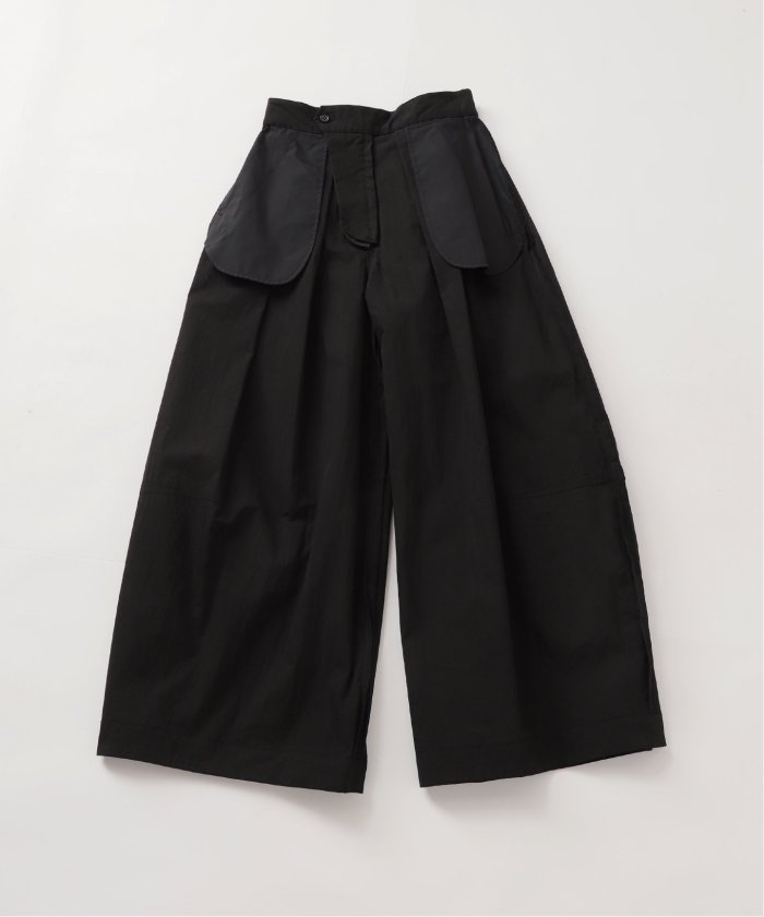 ジャーナルスタンダード　コットンナイロンスーパーワイドコクーンパンツ　黒　36 JOURNAL STANDARD パンツ コットンナイロンスーパーワイド