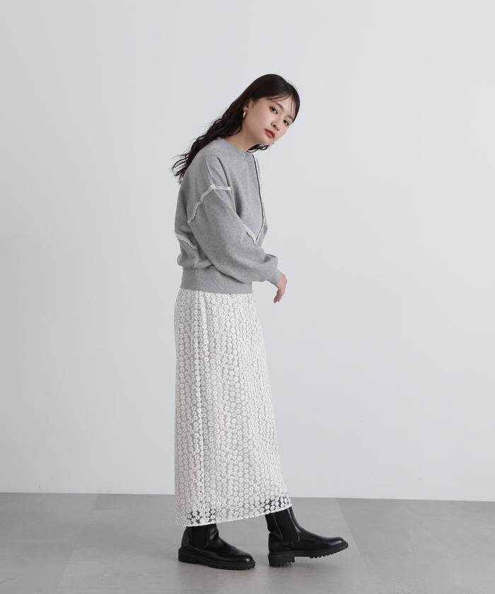 セール 50%OFF】デイジーフラワータイトスカート(507714679