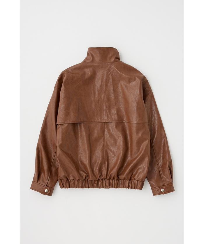 セール 30%OFF】GLOSSY F/LEATHER ブルゾン(507929299