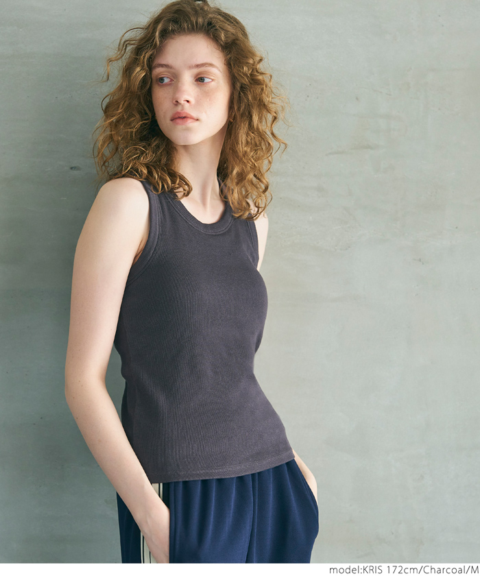 【入手困難】Lady&#39;s 米国 直輸入　グレーTAILスコート＆タンクトップ セール】【SHIPS別注】onit:〈洗濯機可能〉アメリカンスリーブ