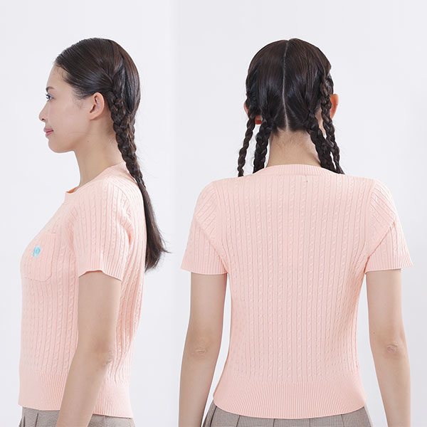 マリークワント MARY QUANT デイジーワンポイント半袖 プル