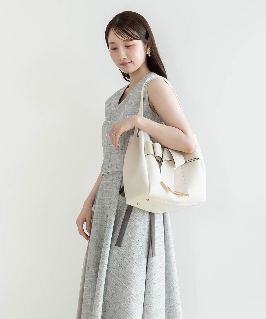 RANDA リボントートバッグ　A4 RANDA｜【A4対応】リボントートバッグ | Rakuten Fashion(楽天