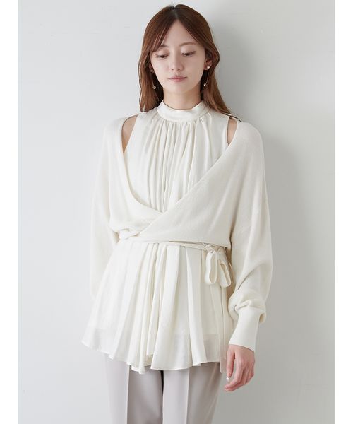 セール 50%OFF】カシュクールカーデセットブラウス(507933669