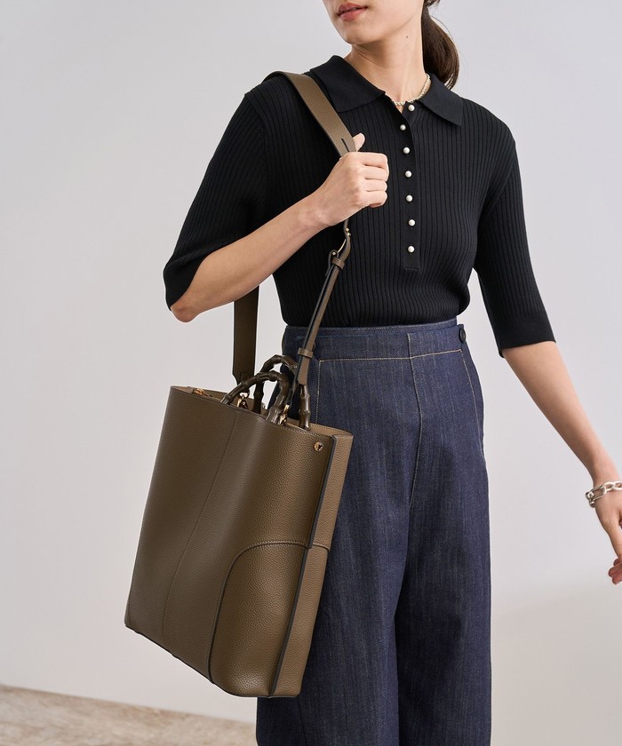 b*b様 ROPÉ【E'POR】BAMBOO BAG Large【通勤】A4 ROPE'｜【E'POR】BAMBOO BAG Large【通勤】【A4対応】【25AW