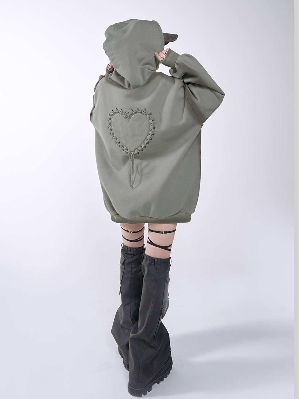 ダーリッチ Darich スプレーレースアップフーディ(507945059