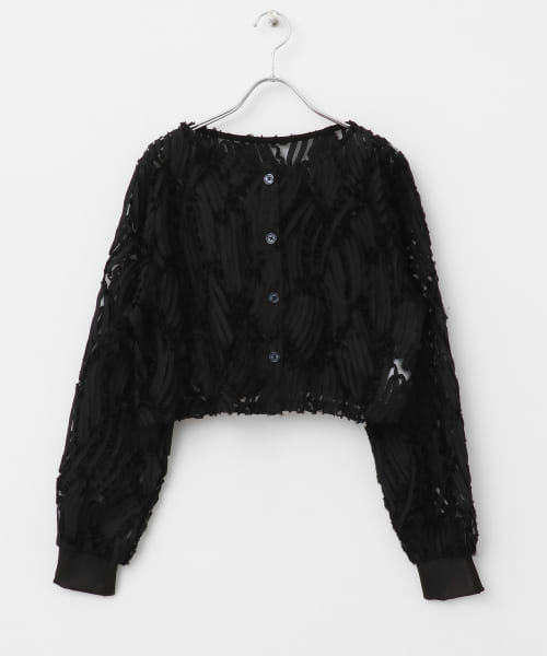 セール 27%OFF】2WAYコードシシュウクロップドトップ(507952337