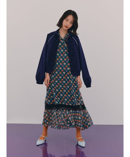 【LILY BROWN × ANNA SUI】バリエ柄ワンピース LILY BROWN × ANNA SUI】バリエ柄ワンピース(マキシ・ロング