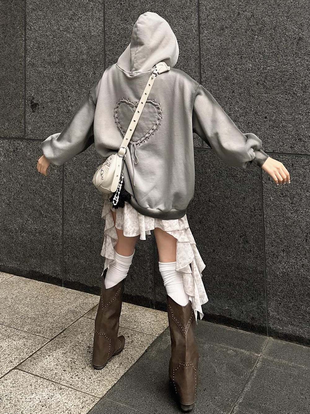 ダーリッチ Darich イレヘムタイダイフリルミニワンピース