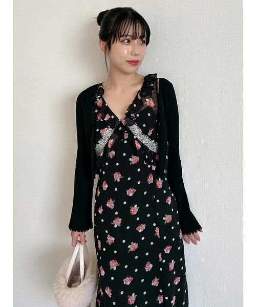 【LILY BROWN × ANNA SUI】バリエ柄ワンピース LILY BROWN × ANNA SUI】バリエ柄ワンピース(マキシ・ロング