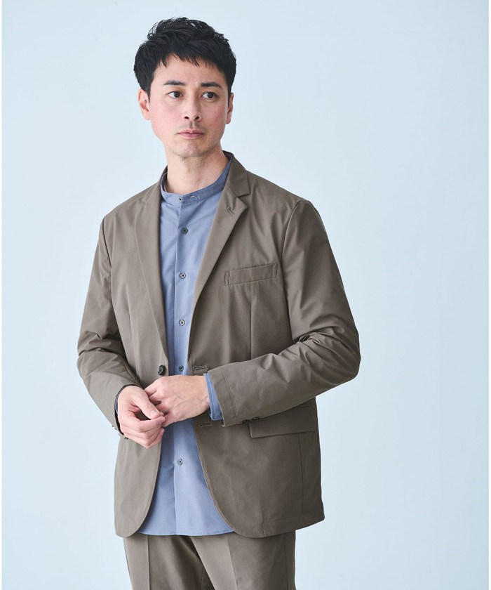 グリーンレーベル　スーツセットアップ　ブルー系 セール 50%OFF】【WEB限定】JUST fit TEXBRID(R) ナロー
