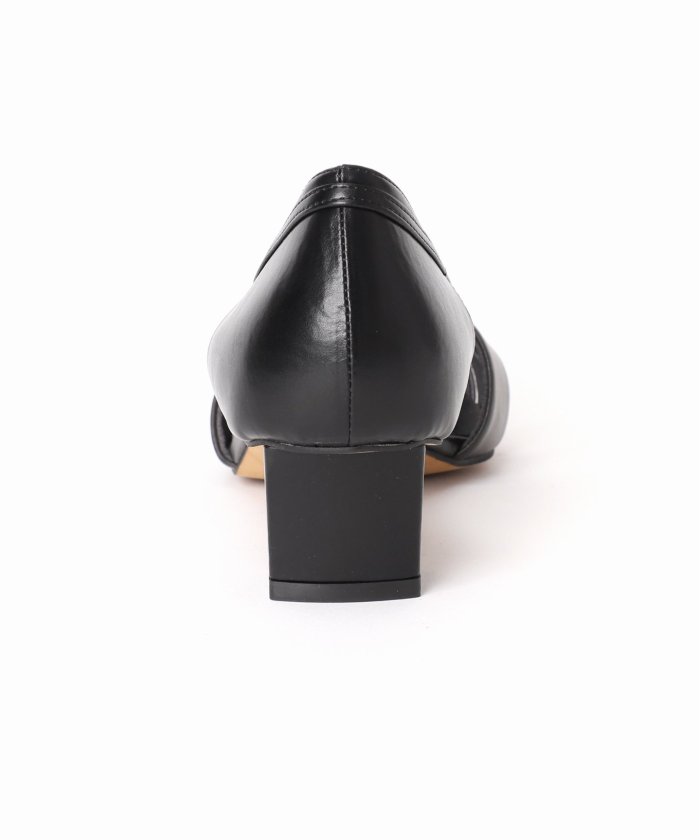 ルタロンGRISE4cmナロースクエアカットセパレートパンプス GRISE4cmナロースクエアカットセパレートパンプス（パンプス