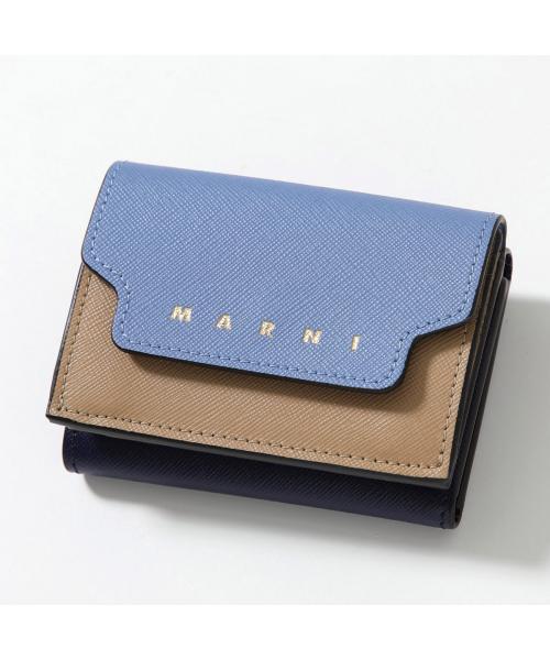 ★そた★【極美品/未使用】MARNI 三つ折り財布 セール 10%OFF】マルニ MARNI MARNI 三つ折り財布 PFMO0125