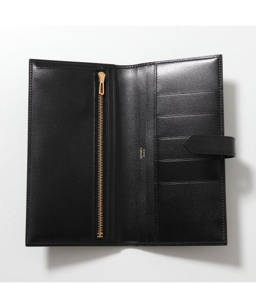 HERMES 長財布 BEARN SOUFFLE Wallet レザー 二つ折り財布 HERMES エルメス 長財布 BEARN SOUFFLE Wallet ベアン スフレ