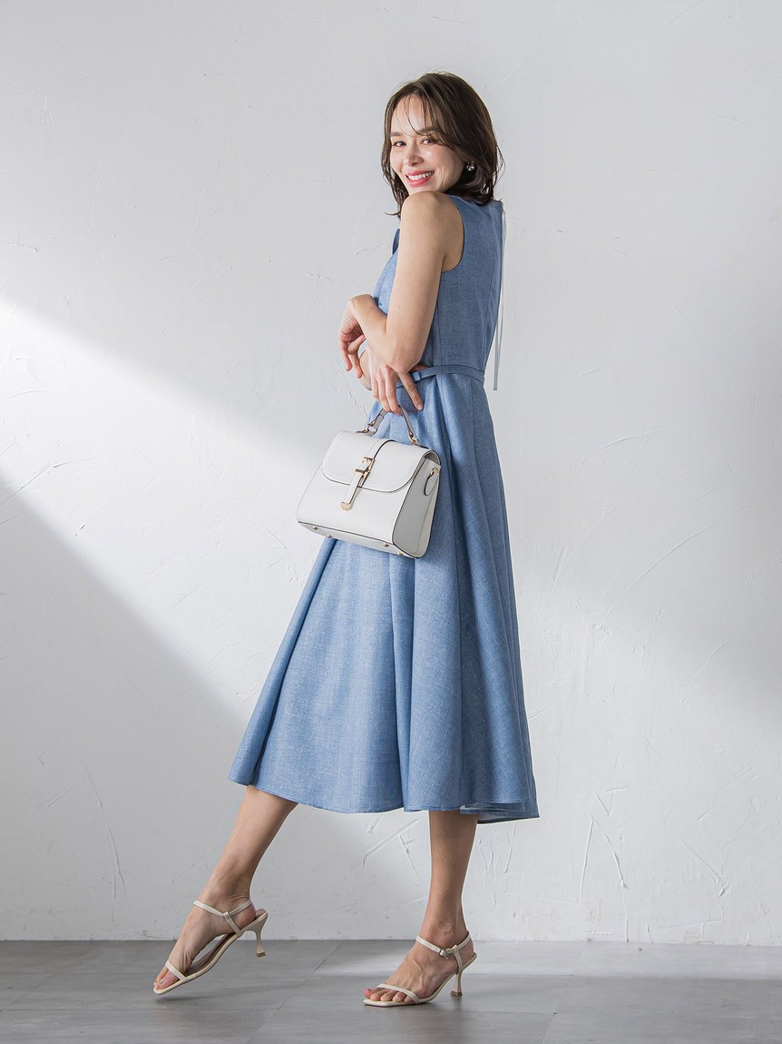 ワンピース ICEBERG Woman Dress Turquoise AH017534 6525 Pinko - Avengers cotton mini-dress Light Blue - The Corner