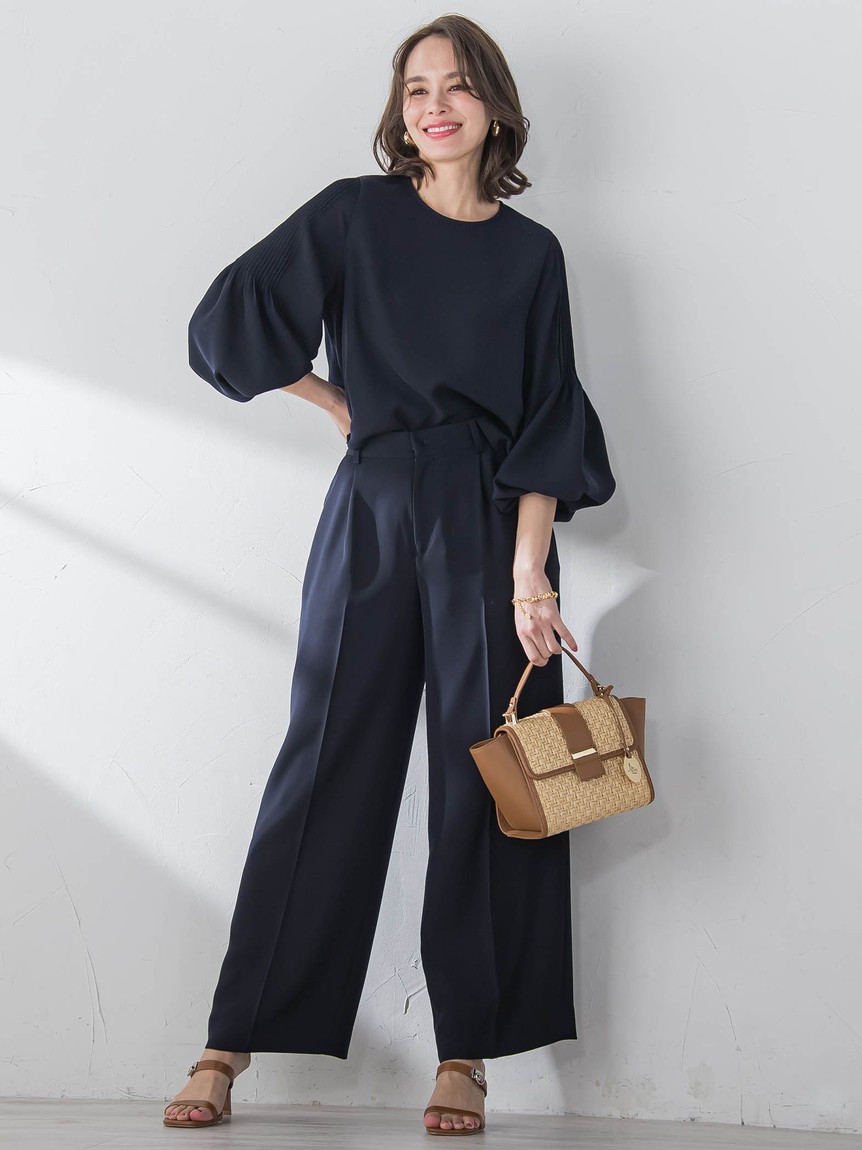 Viaggio Blu ビアッジョブルー テーパードパンツ ブラック【新品】 M Viaggio Bluのパンツの商品一覧|レディースファッション通販のJ