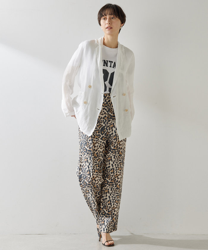 ウィムガゼット　ナンバリングTシャツ　ベージュ ナンバーTシャツ | Whim Gazette(ウィム ガゼット)レディース
