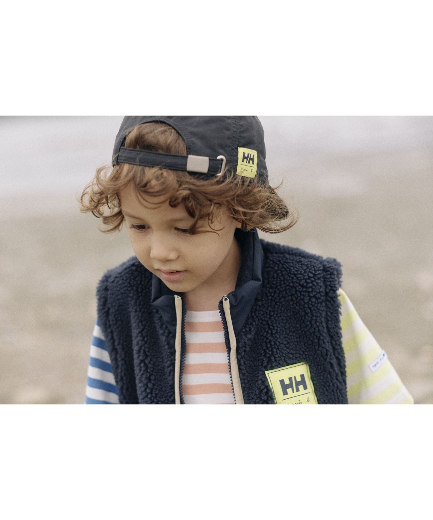 【agnes b】agnes b. x HELLY HANSEN ナイロンキャップ agnes b.｜agnes b. x HELLY HANSEN ナイロンキャップ(ユニ