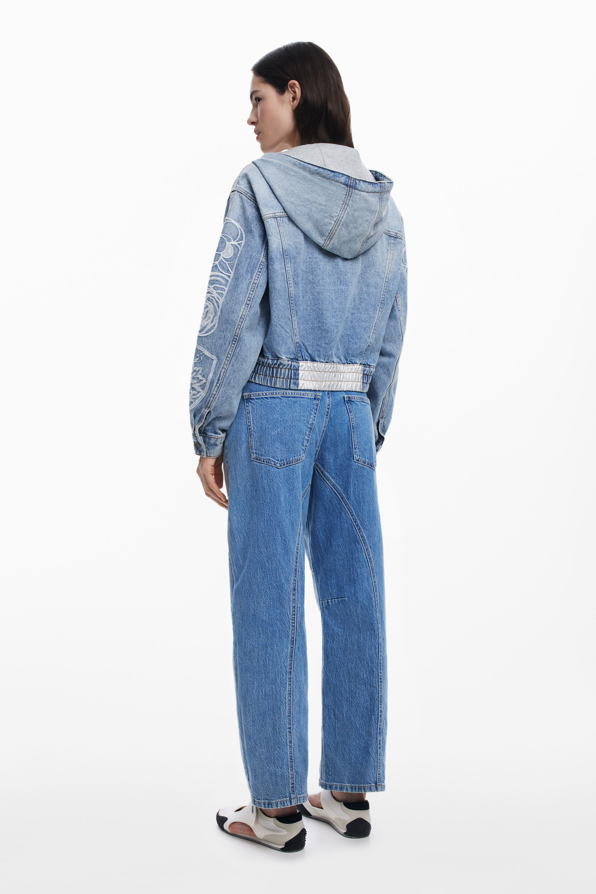 セール10%OFF】デシグアル Desigual デニムジャケットフード