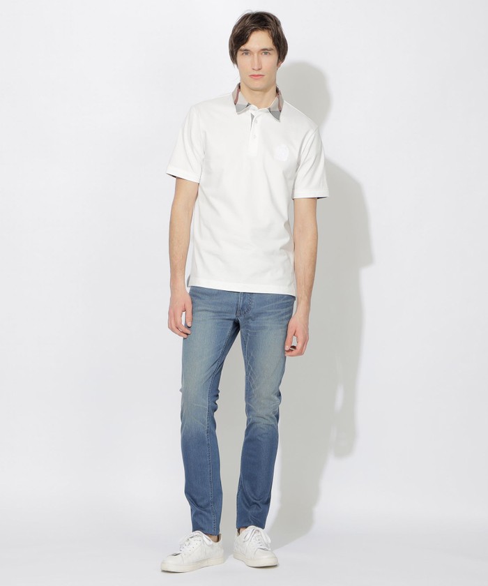 極美品　BLUE LABEL CRESTBRIDGE ハウスチェック　ポロシャツ 極美品 BLUE LABEL CRESTBRIDGE ハウスチェック ポロシャツ