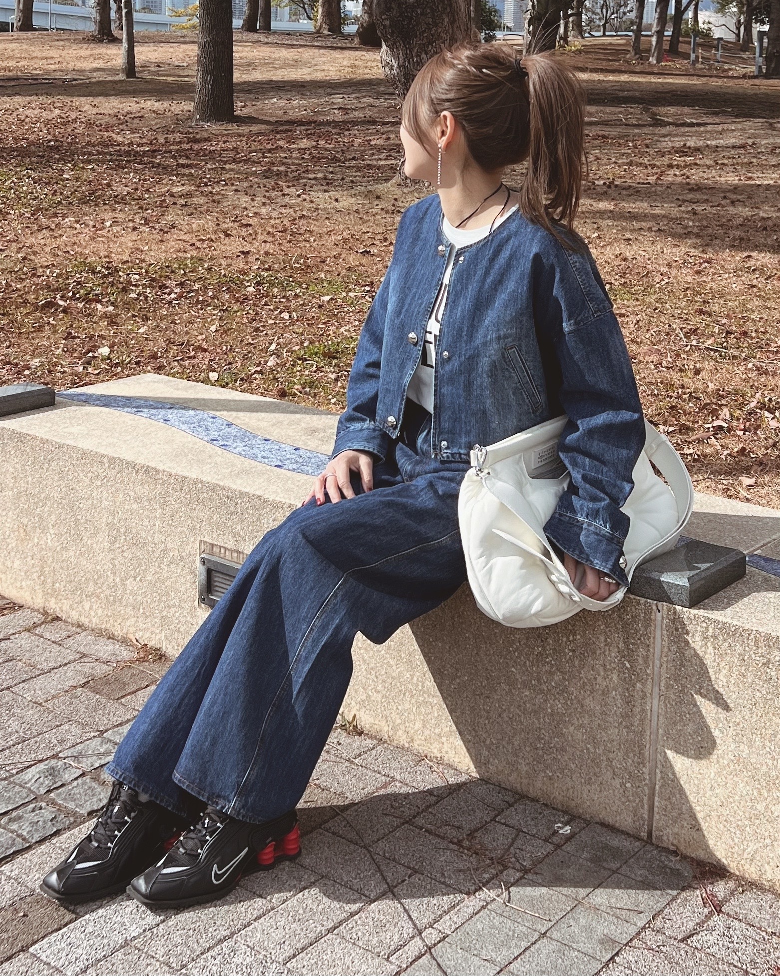DOLCE&GABBANA デニムブルー クロップドジャケット ドルチェ＆ガッバーナ クロップドジャケット スモール デニム