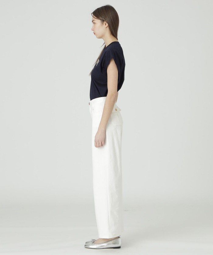 店舗限定】ストレッチデニムワイドパンツ(507944678) | BLUE LABEL CRESTBRIDGE(BLUE LABEL  CRESTBRIDGE) - d fashion