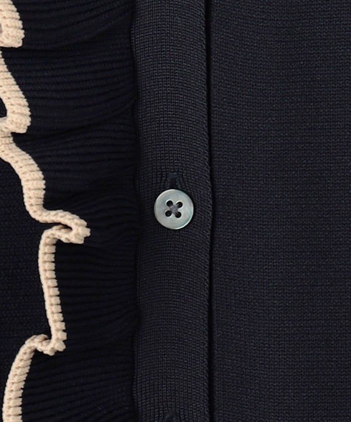 MISAUNITED ARROWS ミニマルフリル ニット UNITED ARROWS ニット セーター ミニマル フリル ポロニット