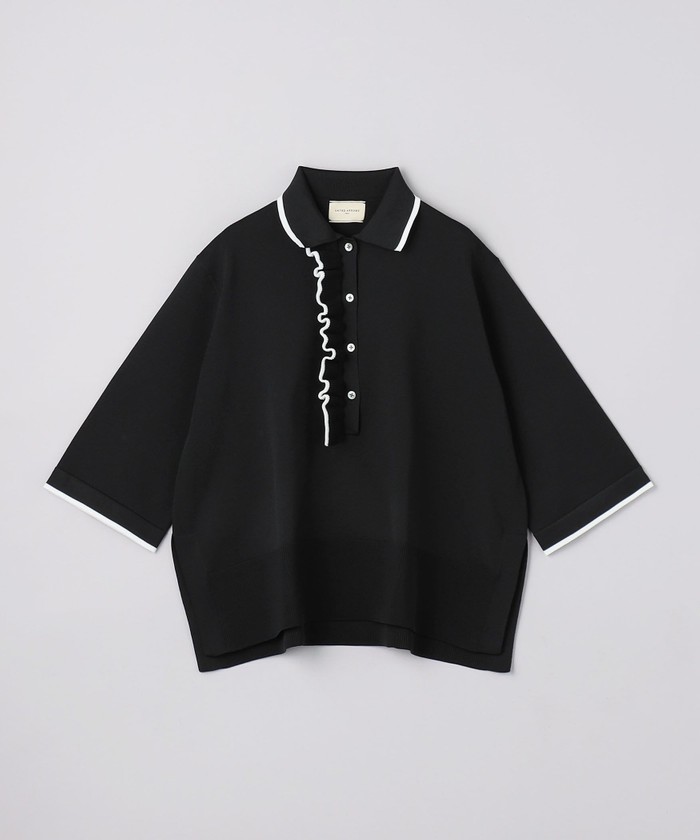 MISAUNITED ARROWS ミニマルフリル ニット ミニマル フリル ポロニット(507980093) | ユナイテッドアローズ