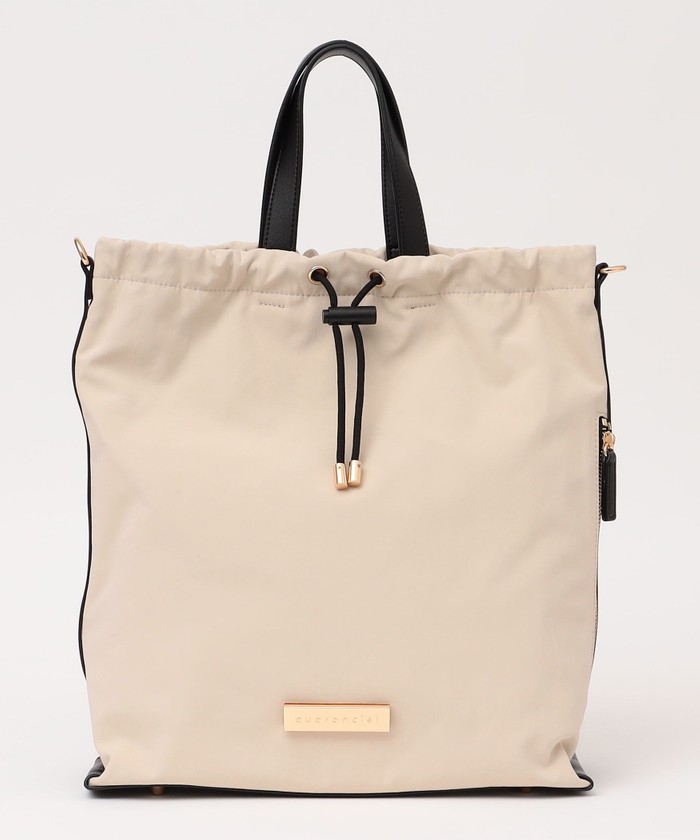 quaranciel: 3way ラインショルダー リュックサック（A4対応） quaranciel: 3way ラインショルダー リュックサック トート