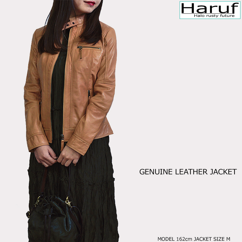 ハルフ Haruf レザージャケット シングルライダースジャケット ハルフ Haruf レザージャケット シングルライダースジャケット