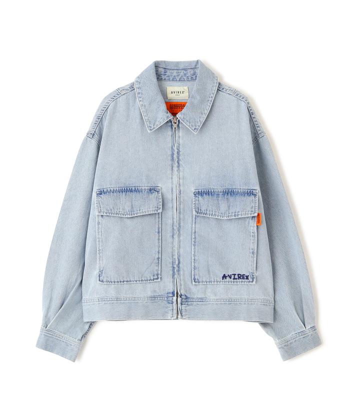 国内発送【AVIREX】×UNIVERSAL OVERALL DENIM WORK JACKET AVIREX×UNIVERSAL OVERALL》DENIM WORK JACKET/アヴィレックス