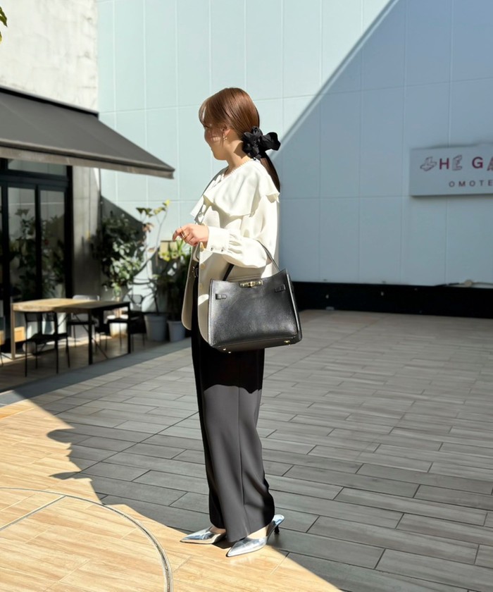 ひねり金具付きワンハンドルバッグ【WEB STAFF守屋☆別注