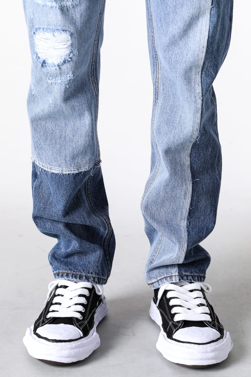 セール】イチロクキューイチ 1691 Asymmetrical Straight Denim