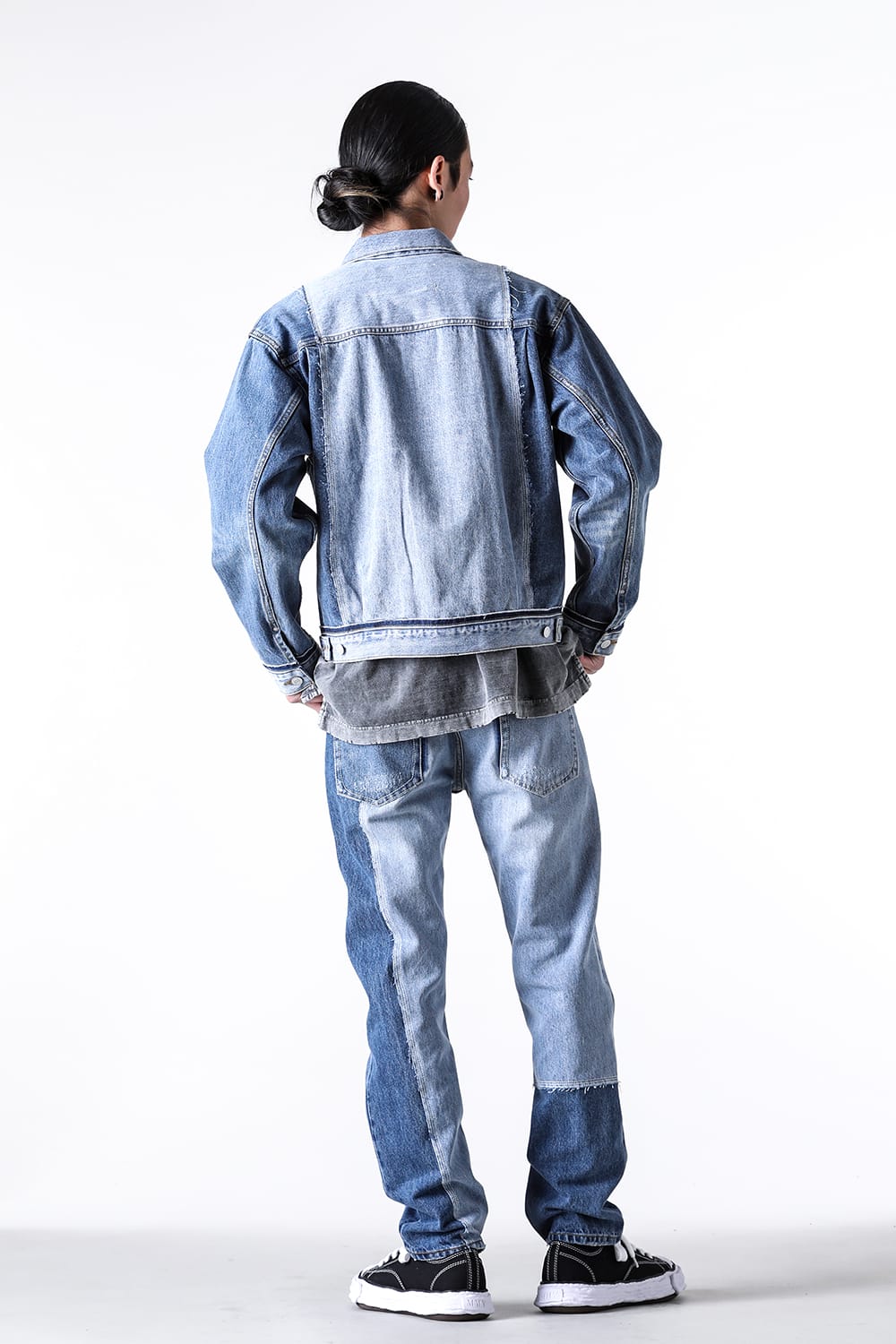 [ JEANS] Straight Denim Pants ★大人気★ Stone Wash Straight Denim | PIEAL