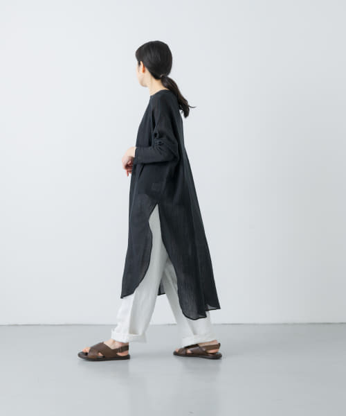 かぐれ（カグレ）の「ガーゼロングチュニック（チュニック