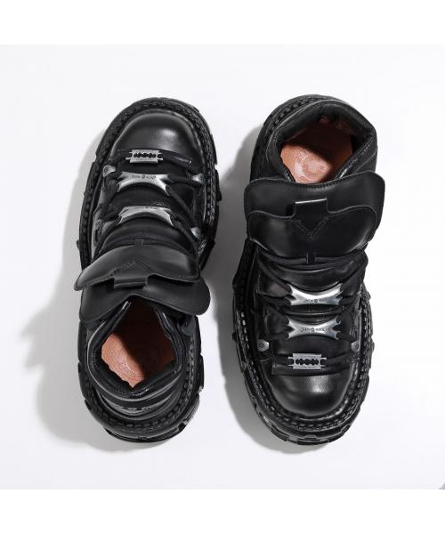 ⭐️美品⭐️ニューロック　厚底スニーカー　アンクルブーツ　ピンク　レザー　レディース ピンク系 NEWROCK(ニューロック) ブーツ(レディース) - 海外通販