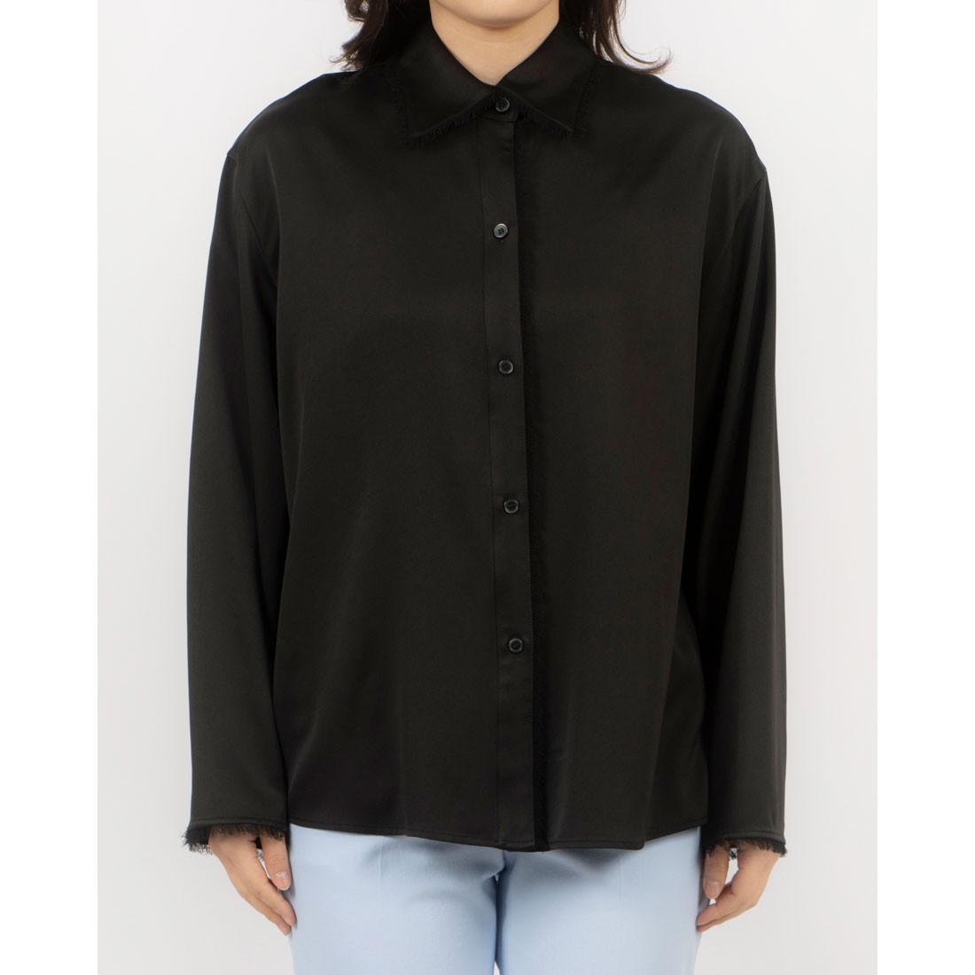 セール】クラネ CLANE W FACE FRINGE SHIRTS(508002422
