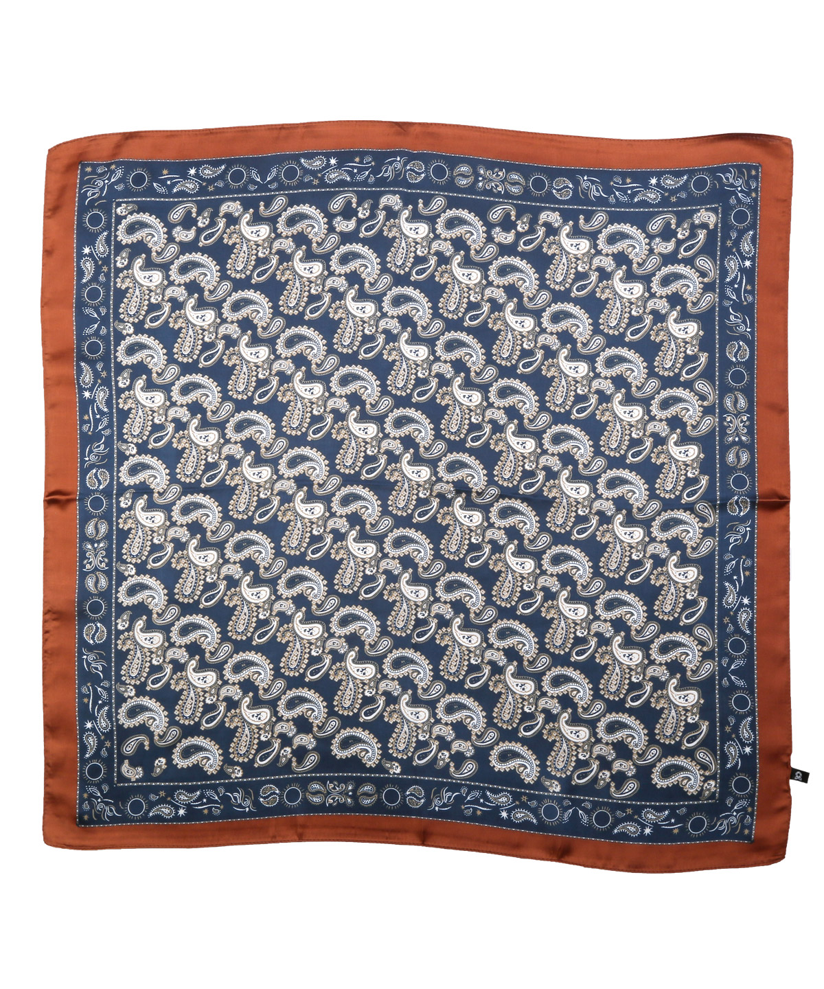 新品　リング付き 'Peekaboo' midnight blue ミニスカーフ 楽天市場】【一部即納】上品！スカーフ シルク100% 絹布