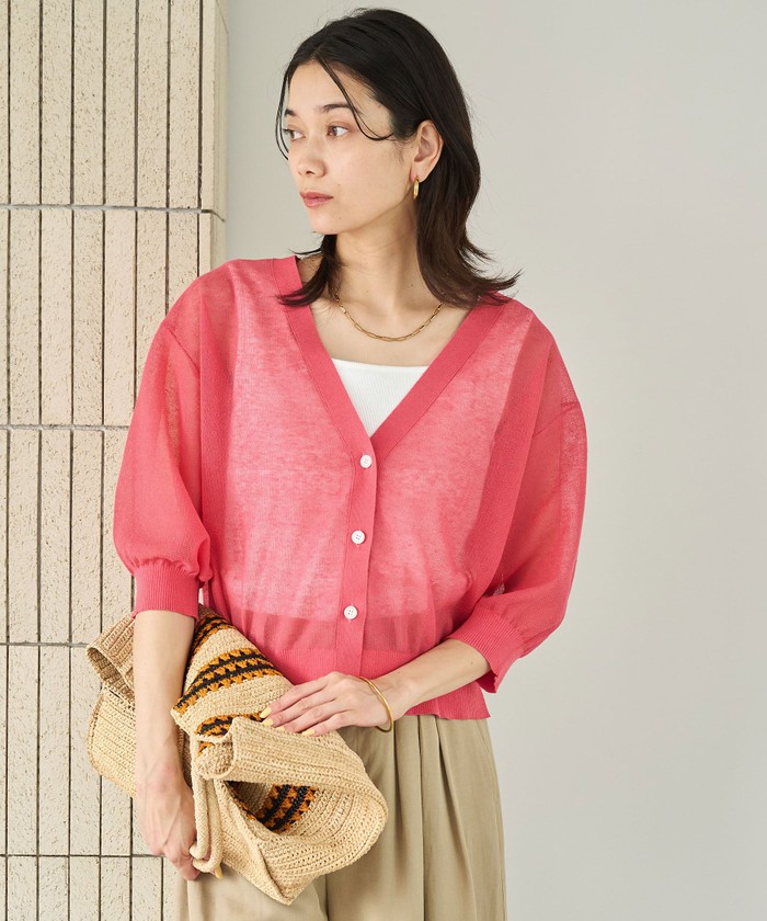 セール 40%OFF】シアーエアカーデ －ウォッシャブル－(508007126